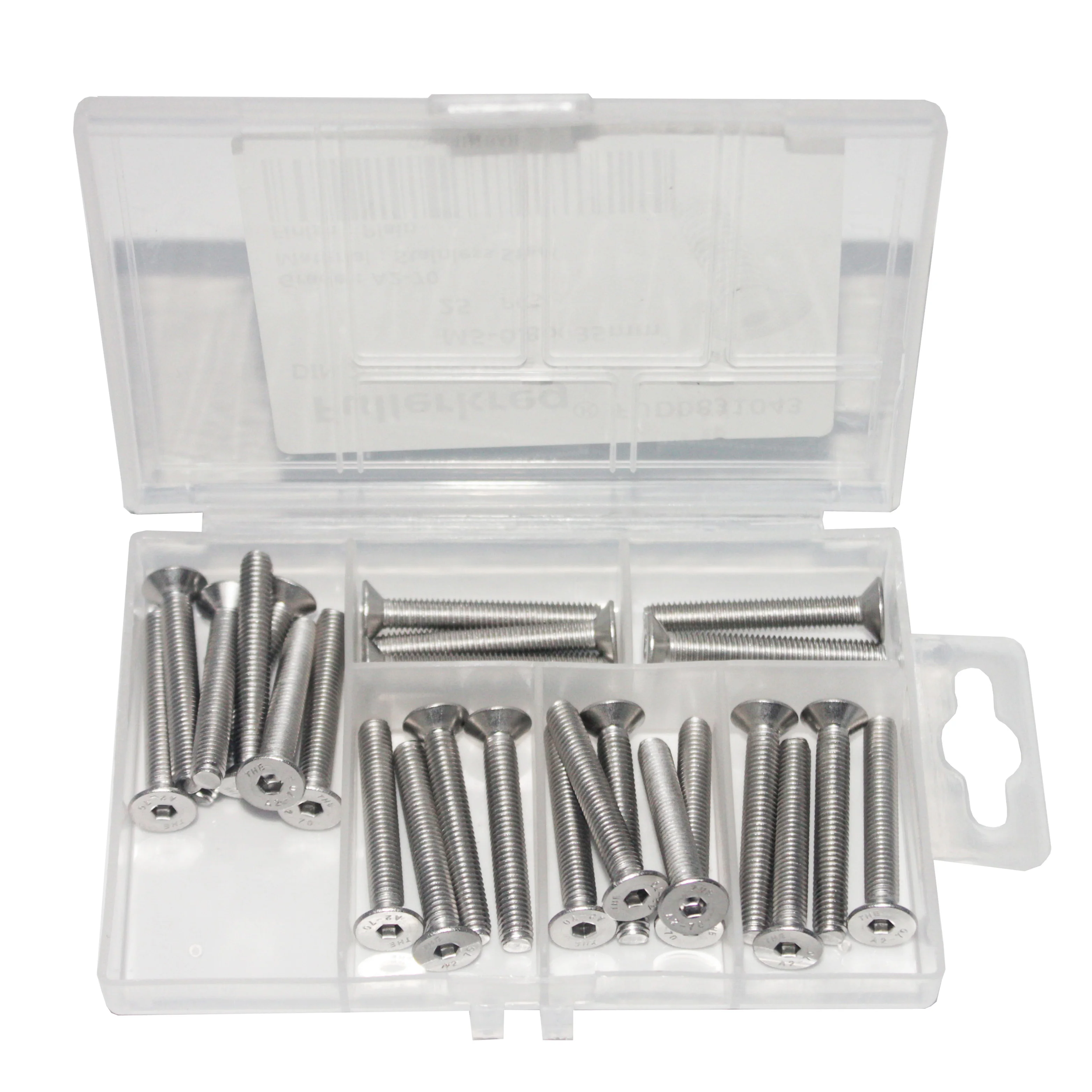 M4 шестигранный привод из нержавеющей стали плоский (затонувшая головка) винт x 0 7