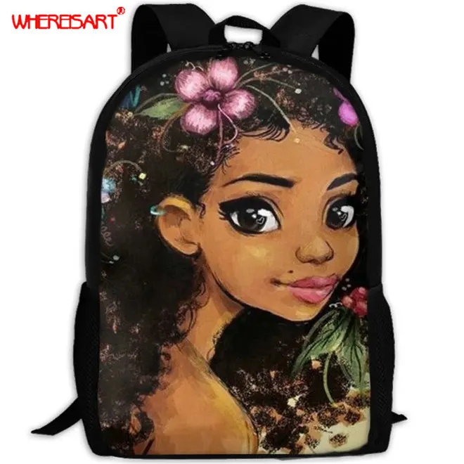 YQ3660C WHEREISART африканские школьные рюкзаки для девочек детские рюкзаки с принтом для девочек, детские сумки рюкзак для начальной школы - Цвет: YQ3660C
