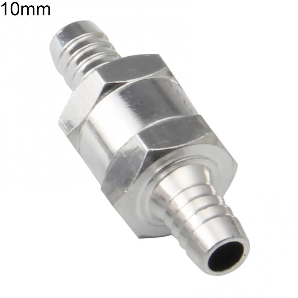 Aluminum Alloy Car One Way Non Return Petrol Oil Fuel Check Valve Accessories Fuel Pump Unidirectional Parts