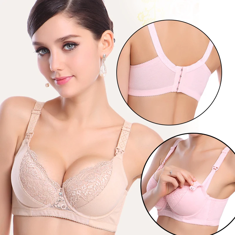 Nouveau femmes sous-vêtements soutien-gorge d'allaitement soutien-gorge de maternité vêtements de grossesse pour les femmes enceintes dentelle alimentation hauts de soutien-gorge sous-vêtements allaitement