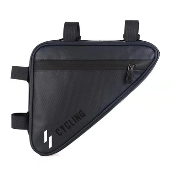 

Bike Storage Frame Bag Bicycle Front Tube Triple-cornered Water Resistant Cycling Pack Waterproof Capacity Bike Triple-cornered