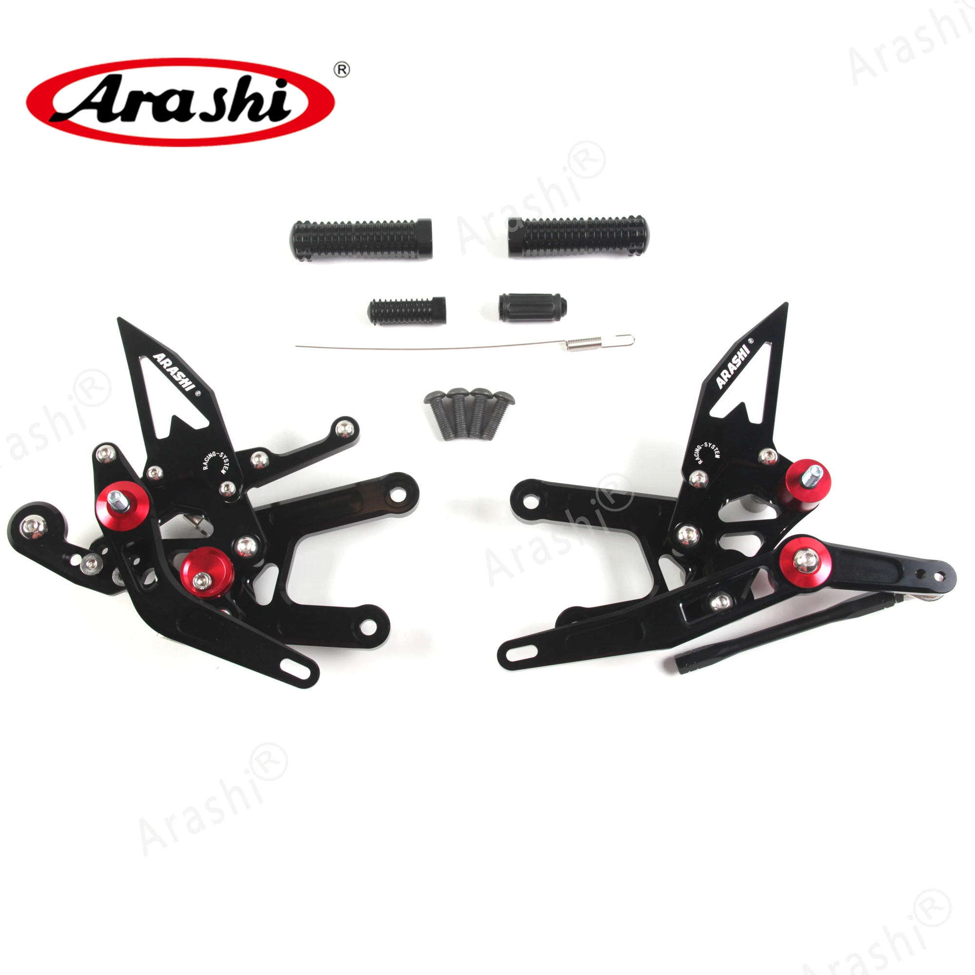 Arashi для YAMAHA YZF-R6- ЧПУ Регулируемая подножка мотоцикл подножки Rider Rearset YZF R6 R 6 600cc 17 аксессуары