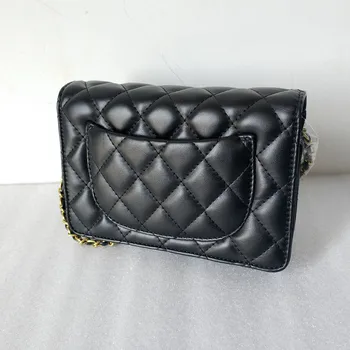 

Women's Luxury Fashion Designer Elegant Mini Clssic Diamond lattice Shoulder Bag Chain Flap Crossbody Bag Handbag Clutch