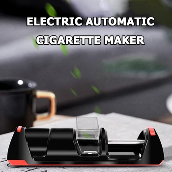 

EU Plug Automatic Cigarette Maker Roller Tobacco Rolling Machine for 8mm Tube Electric Cigarette Filling Machine Smoking Tools