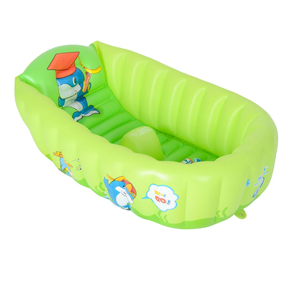 

Summer Portable Folding Infant Inflatable Bath Tub Pvc Shower Tubs Support Seat Cushions Infant Wash Swimming Bathing Pool