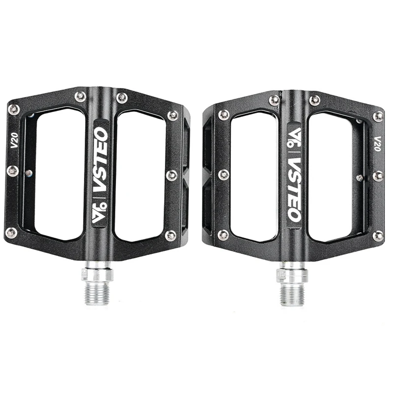 VSTEO Bicycle Pedals Colorful Bearing Bike Ultralight Mountain for MTB Road Folding |