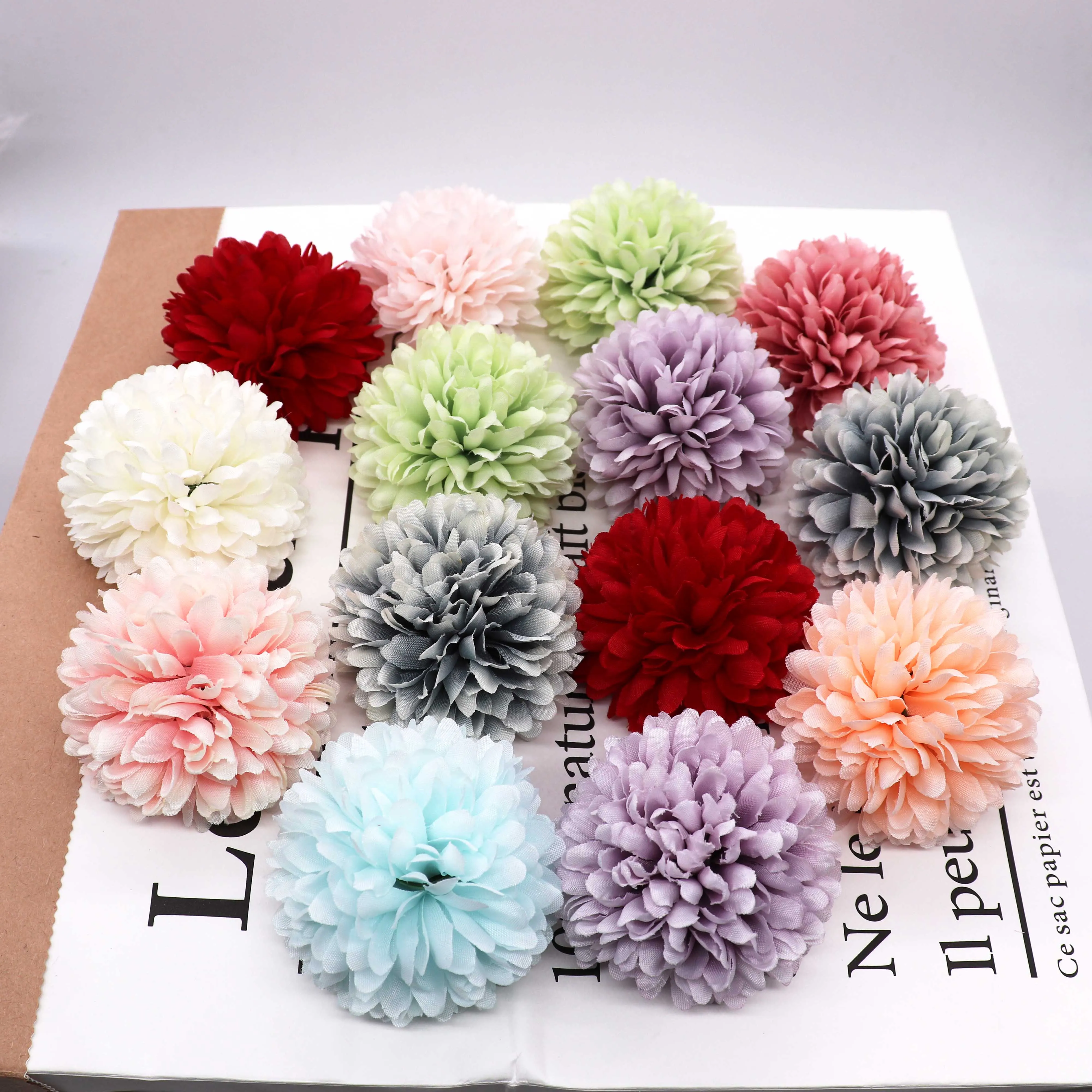 

1Pcs 7.5cm Artificial Dandelion Flower Silk Hyacinth Flower Wedding Decoration for Home Party Hotel Garden Decorations