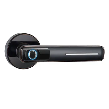

Smart Fingerprint Lock Office Door Lock Can Replace Spherical Home Room Door Invisible Fingerprint Unlocking anti-fake LED USB