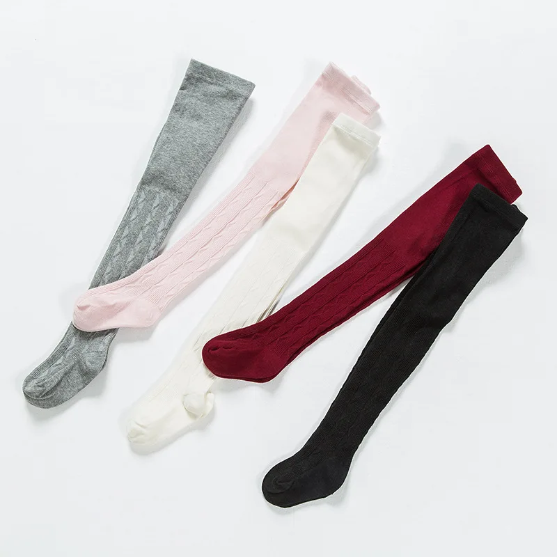 

Autumn New Cotton Baby Pantyhose Knitted Boneless Girls Pantyhose Children Baby Girl Stockings Toddler Girl Tights