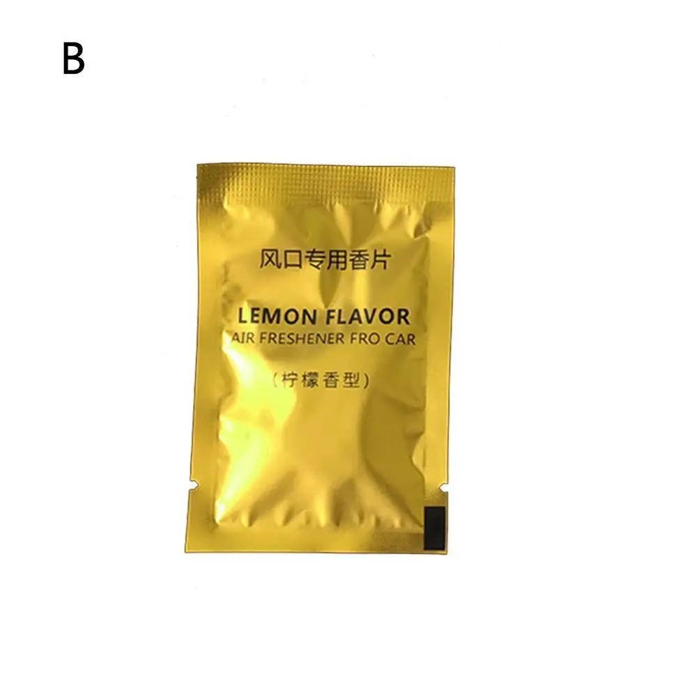 

10 Pcs/5 Pack Car Outlet Perfume Air Freshener Air Conditioning Vent Clip Vent Clip Flavor Piece 4 Flavor Styling