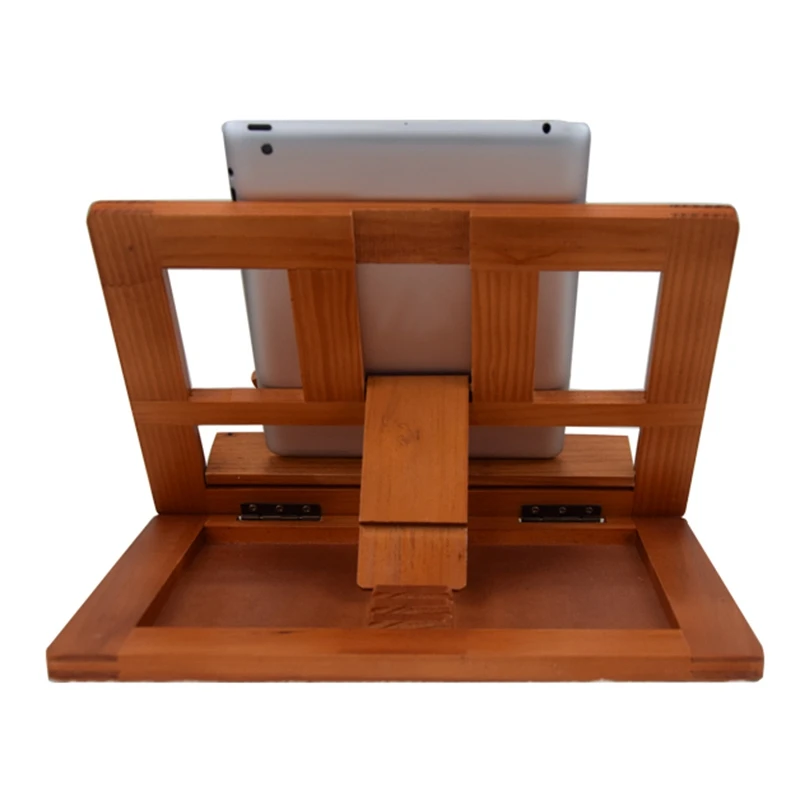ELOS-складная деревянная рамка для чтения Подставка для планшета переносная Книжная Полка Подставка для поваренной книги Музыкальная папка деревянная подставка для ноутбука планшета IPAD