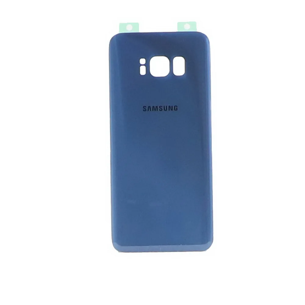 Для samsung Galaxy S8 S8Plus G950 SM-G950F G950FD G955 SM-G955F G955FD задний стеклянный чехол для samsung S8 - Цвет: S8 blue