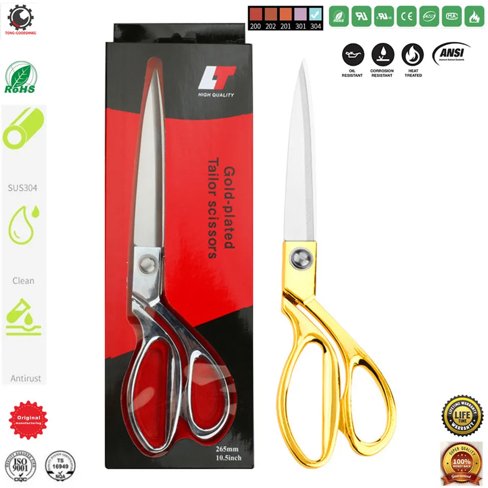 9 inch Sewing Scissors Professional Leather Craft Tailor Scissors for  Fabric Cutting Clothing Dressmaking Shears Sewing Tool - AliExpress