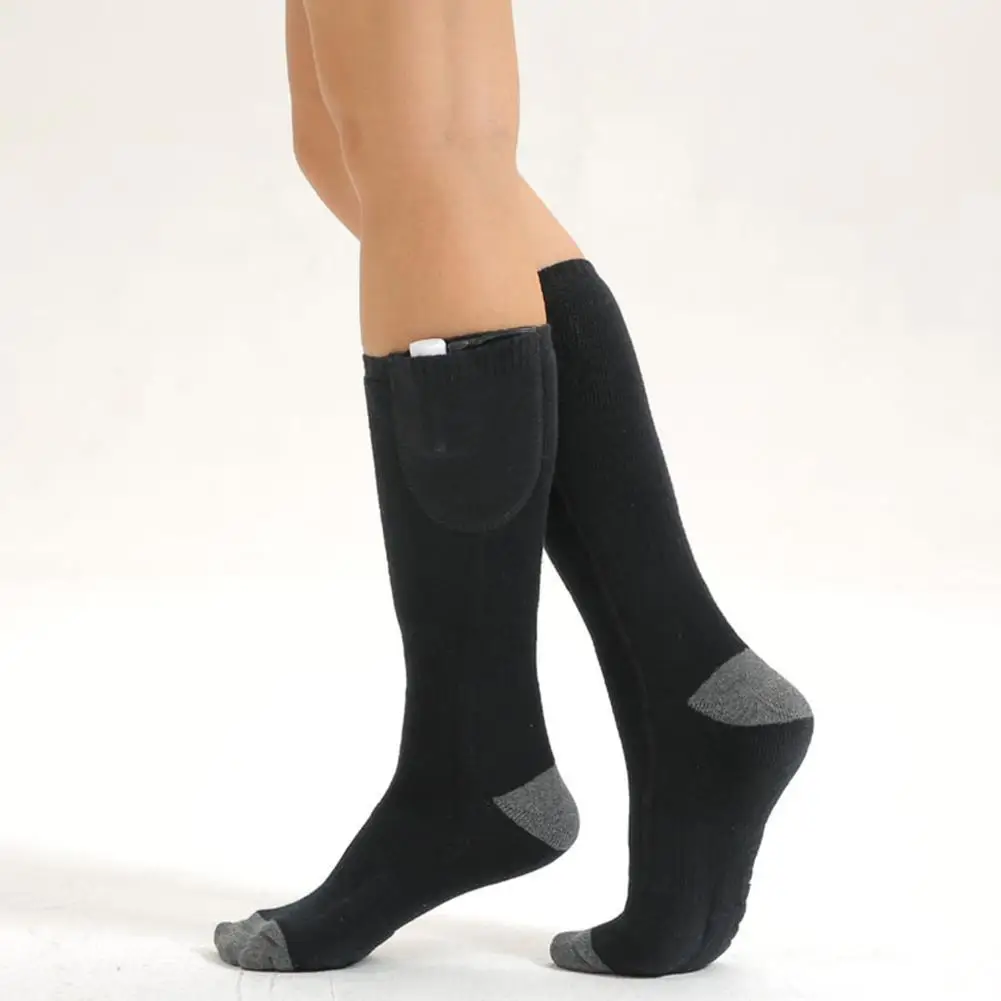 Battery Heated Socks Best Rechargeable Battery Operated Electric Socks Unisex Foot Warmers Thermal Socks
