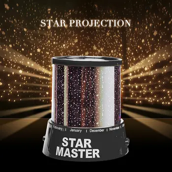 

Projector LED Projection Lamp Star Gifts Baby Gift Starry Night Lights Light Cosmos Beauty Romantic Colorful Sky Master Kids