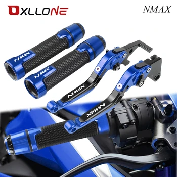 

Motorcycle Folding Extendable Moto Adjustable Clutch Brake Levers Handlebar Grip For Yamaha NMAX155 NMAX 155 2015 2016 2017