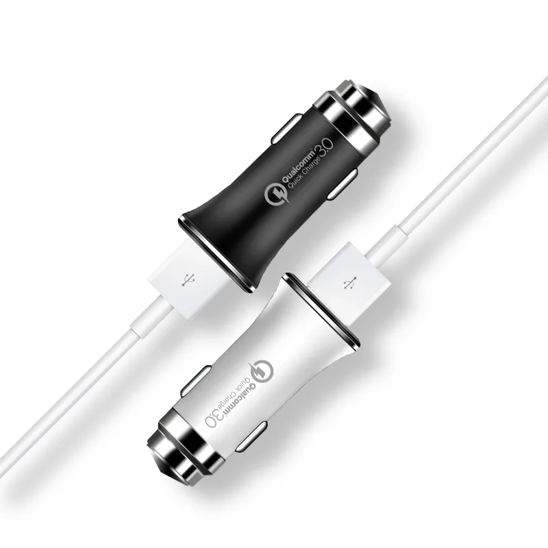 QC3.0 автомобильное зарядное устройство DC 5V = 3A 9V = 2A USB зарядное устройство для iPhone Android планшеты телефон для Xiaomi note7 samsung S10 iPhone XS MAX