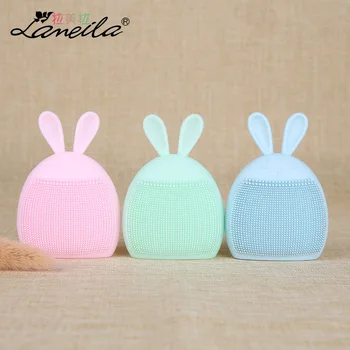 

Lamella facial cleansing brush silicone cleansing brush rabbit facial exfoliator pore cleaning beauty makeup tool