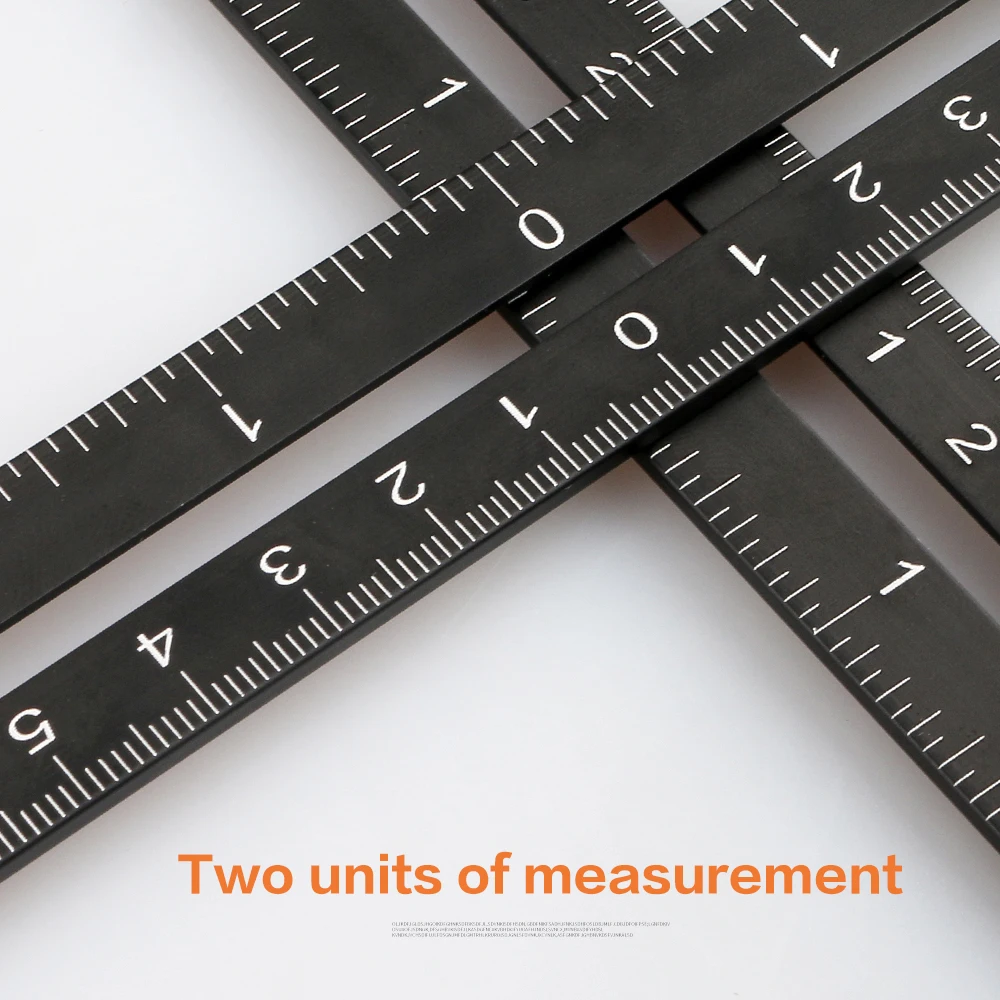 Tile Hole Locator Adjustable Tool Masonry Glass Fixed Angle Measuring Ruler Universal Angular Template Izer 4/6/12 Slides/Fold 6