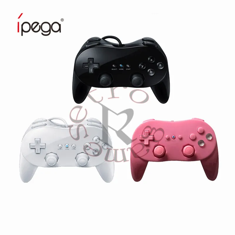 White/Black/pink Classic Wired Game Controller Gaming Pro Remote Game Controller Gamepad For Nintendo Wii