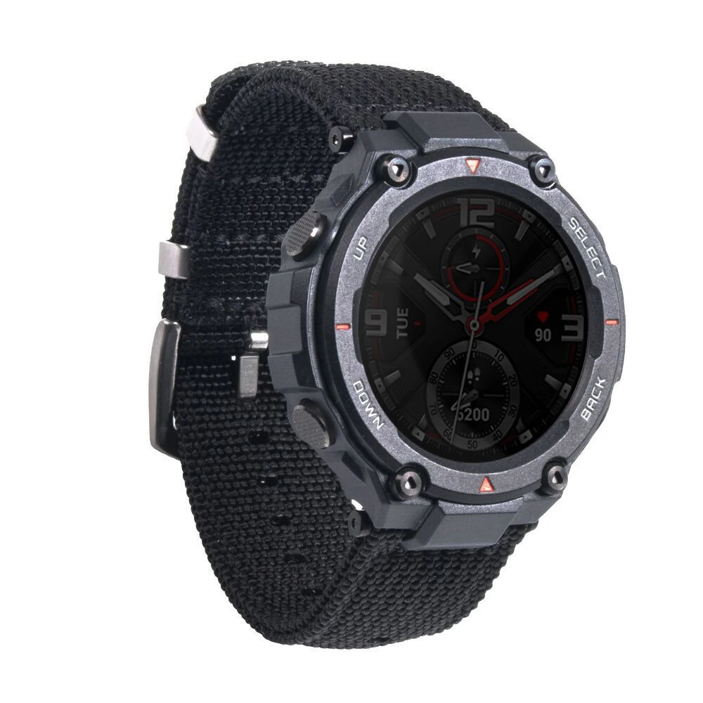 Дышащая нейлоновая лента Nato для Amazfit Холщовый ремешок часов Xiaomi Huami T Rex браслет
