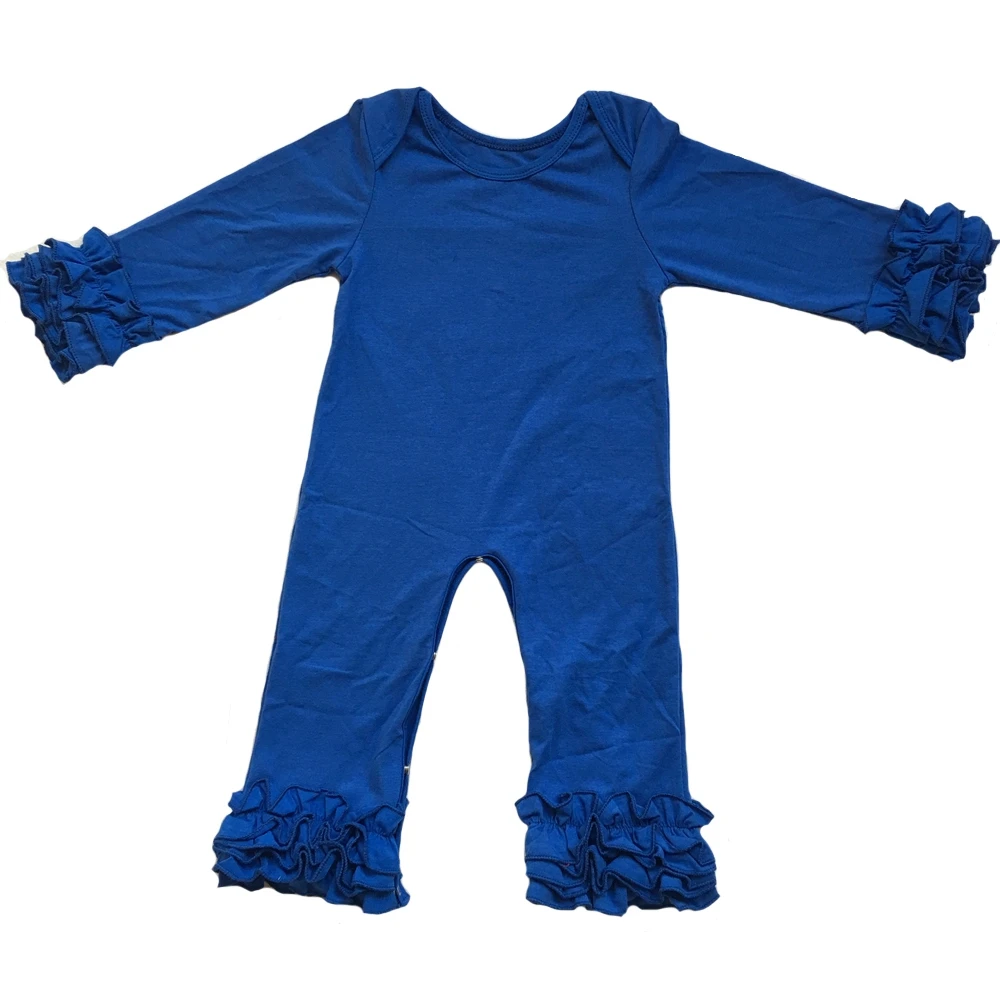 New Ruffle Multicolor Cotton Solid Floral Animals Plaid Print Romper Newborn Baby Girls Long Sleeve Pajama Sleepers Leg Outfit black baby bodysuits	