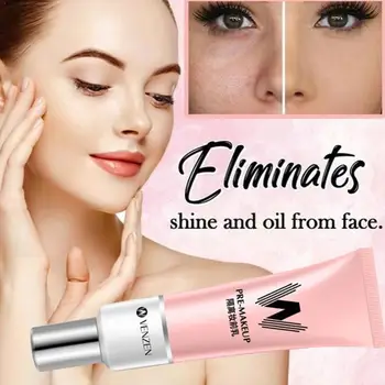 

30ml VENZEN W Primer Make Up Shrink Pore Primer Base Smooth Invisible Pores Face Skin Concealer Makeup Korea Brighten Z8H0