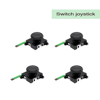 

2pcs 3D Analog Joycon Joystick Thumb Sticks Sensor Green CablReplacements Accessories For Nintend Switch Joy Con Controller