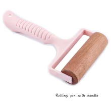 Антипригарная Кондитерская Скалка деревянная Нетоксичная для пиццы кухонный ролик для теста ручной толчок инструмент для выпечки печенья легкая чистка портативный