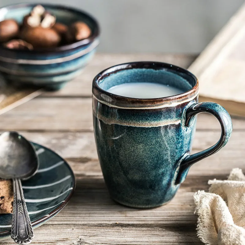 Tazas с керамическим покрытием, creativas американский Стиль кофейная кружка чашки и кружки кружка для молока веселые друзья ins, подарок на праздник