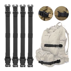 4 pçs tático molle correias do webbing militar mochila colete molle tiras de extensão com liberação rápida fivela airsoft engrenagem
