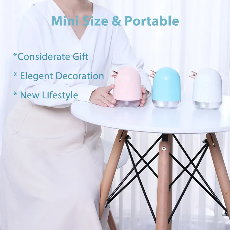 300ML Bird Air Humidifier USB Portable Diffuser Aromatherapy For Home Office Car Mist Maker Ultrasonic Humidificador Gifts