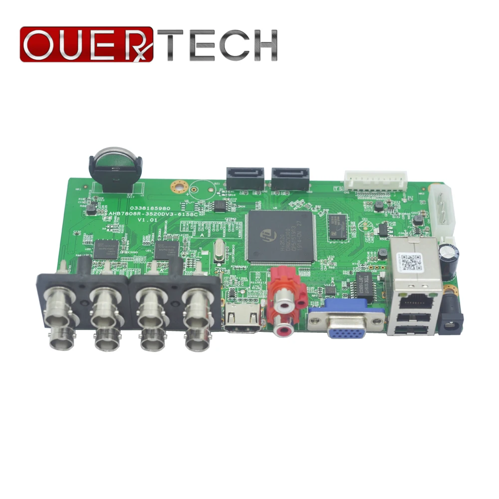 OUERTECH AHD CVI TVI IP CVBS 5 в 1 8CH плата видеонаблюдения DVR 1080N/1080 P/5MP ONVIF основная плата видеонаблюдения OUERTECH AHD CVI TVI IP CVBS 5 в 1 8CH плата видеонаблюдения DVR 1080N/1080 P/5MP ONVIF основная плата видеонаблюдения