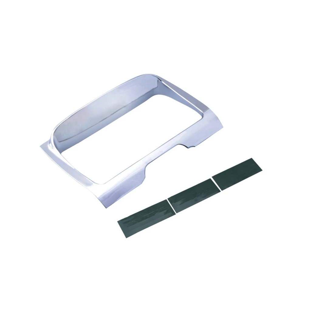 Chrome Tri Line Gauge Stereo Accent Trim Cover for Harley Touring FLHT Ultra 2014-2018