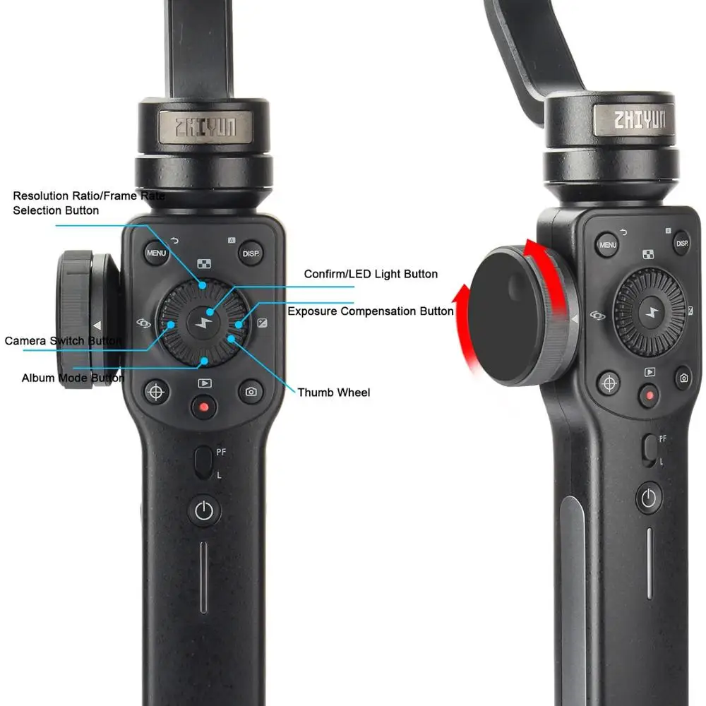 Zhiyun Smooth 4 Q2 3-осевой портативный смартфон сотовый телефон видеокамеры Стабилизатор для samsung S9 S8 iPhone 11 Pro Max XS XR X 8P 8 для Камера