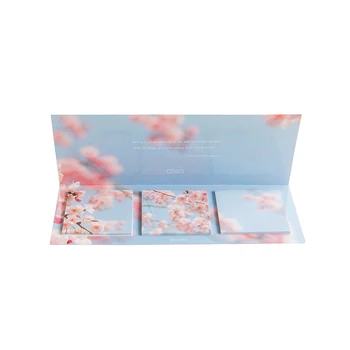 

Enjoy Time Sticky Note and Memo Pad Blue Sky Daisy Sakura Flower Adhesive Notepad Diary Planner Stickers Office School E6515