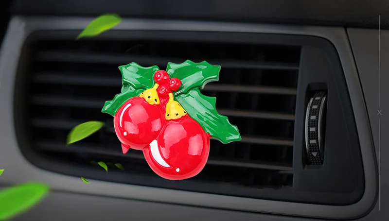 Автомобильный выход духи кондиционер вентиляторный освежитель воздуха для автомобилей, стильный, Забавный необычная Рождественская елка в форме духов Авто украшения