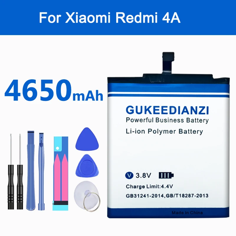 Аккумулятор BN30 мощностью 4650 мАч для Xiaomi Redmi 4A Redrice Hongmi аккумулятор большой емкости