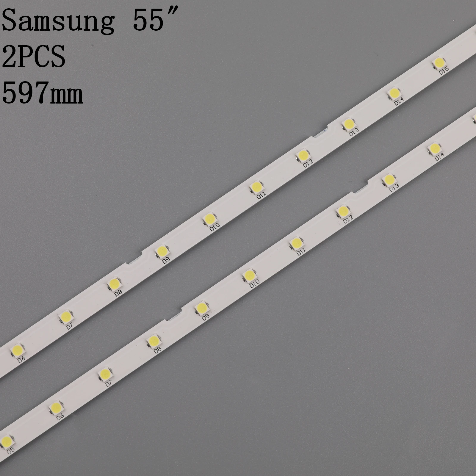 2pcs/lot LED Backlight strip for Samusng 55NU7100 UE55NU7300 UE55NU7100 UE55NU7105 AOT_55_NU7300_NU7100 BN96-45913A BN61-15485A