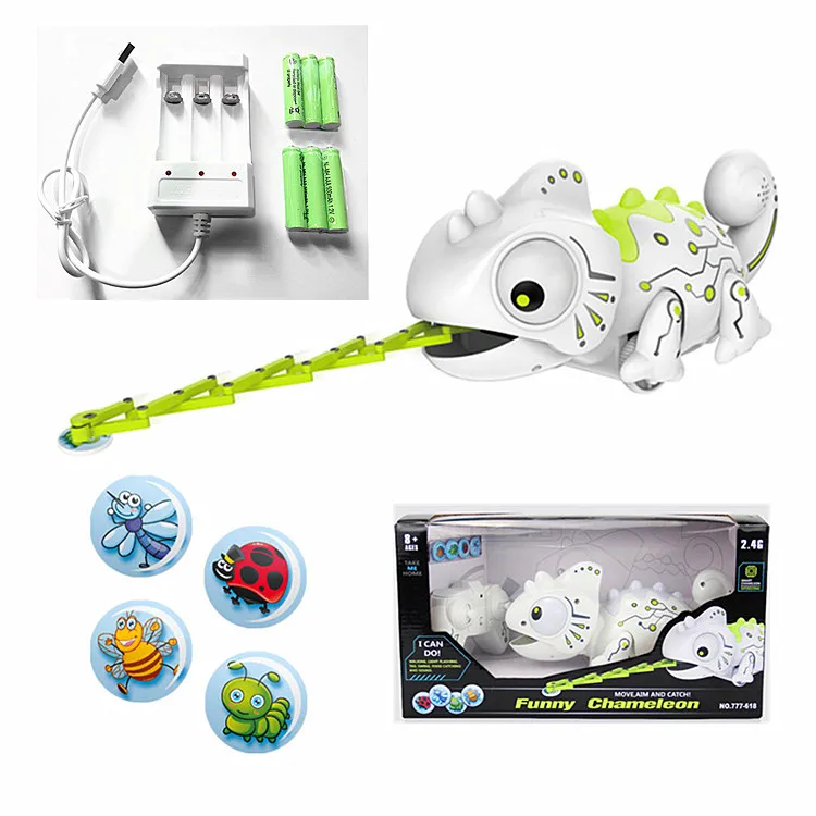 

Golden Light 777-618a Rechargeable Version of Remote Control Chameleon 2.4G Electric Pet Light Children'S Educational Toy