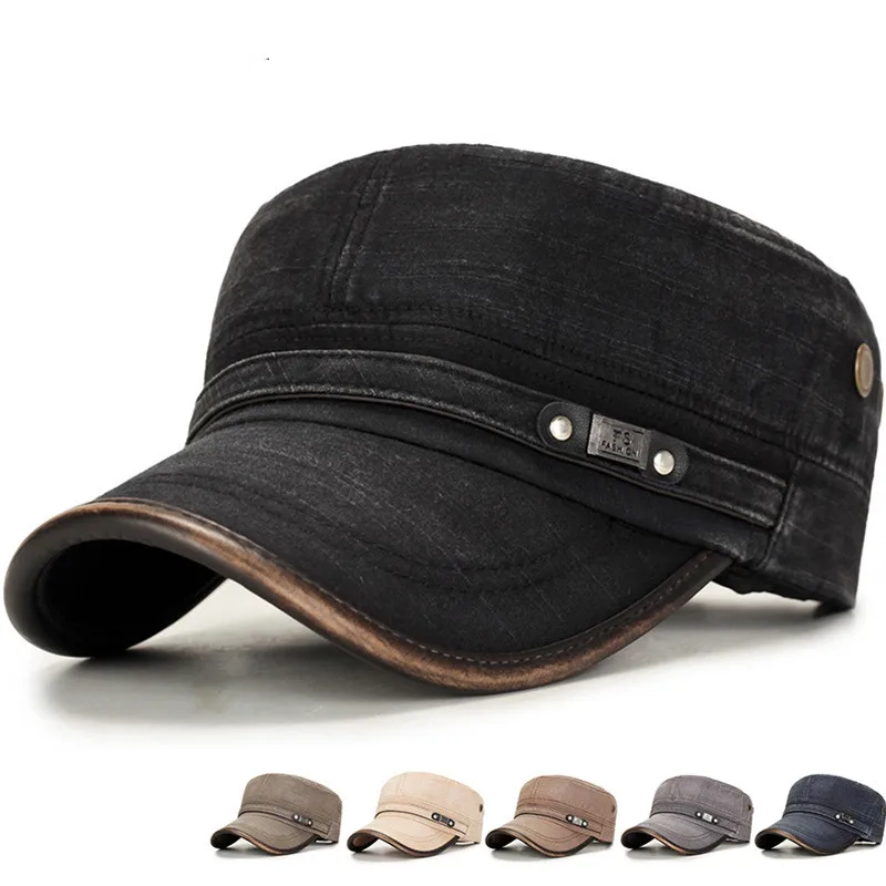 Cotton Ear Caps | Cotton Hat | Flat Cap | Men Caps | Baseball Caps