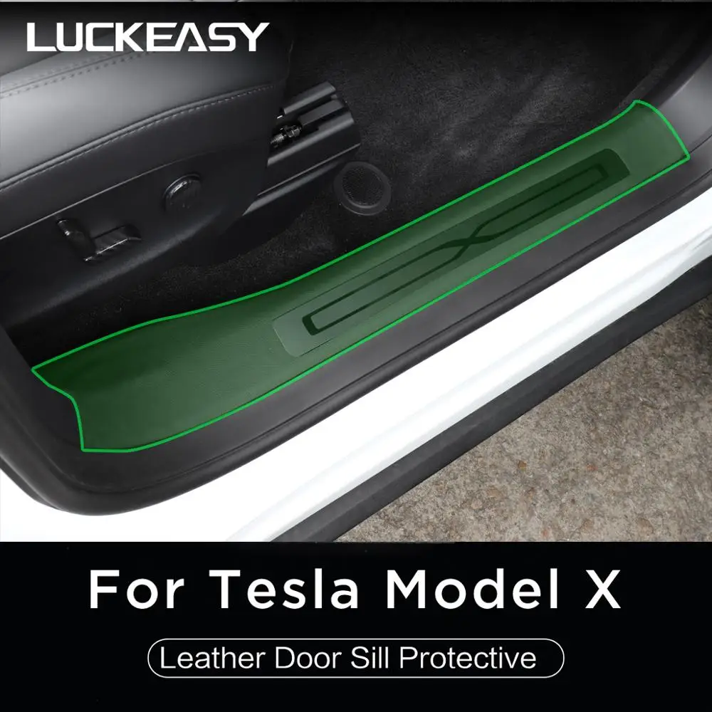 LUCKEASY для Tesla модель X 2017 2021 скрыть передние и задние двери анти пэд защитная