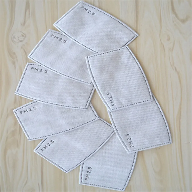 

PM2.5 Medical Face Mask Filter 5 Layers Activated Carbon Surgical Masks Filters Anti Virus Non-woven Medical Mascarilla Filters