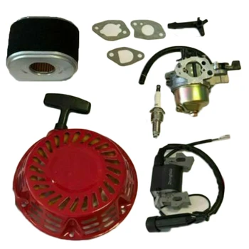 

Service Kit Carburetor Kit Recoil Coil Gaskets Fits For Honda Generator Gx160 GX200 5.5HP