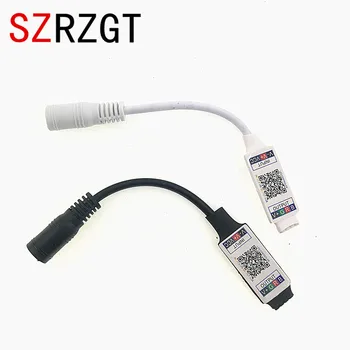 

Mini RGB Bluetooth Controller DC 5V 12V 24V Mini Music Bluetooth Controller Light Strip Controller For RGB RGBW LED Strip