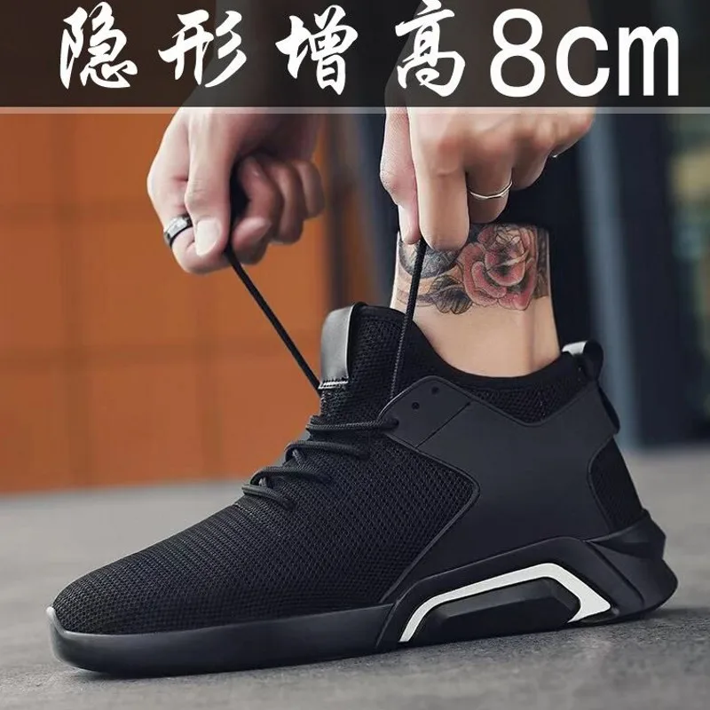 

Spring Summer 2019 New Style Elevator MEN'S SHOES 10cm Extra High Shoe Men's Trendy Shoes Versatile Breathable MEN'S Casual Shoe