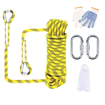

20M Outdoor Climbing Rope Diameter 10 mm Outdoor Hiking Accessories High Strength Rope Safety Rope Lifeline Hiking Accessories Y
