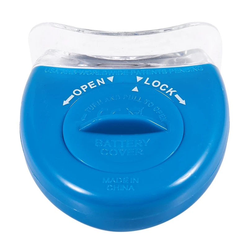 Home Appliances Mini Handheld Teeth Whitening LED Accelerator Light with Battery Blue