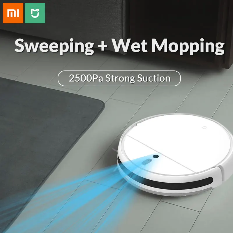 Xiaomi Mi Robot Vacuum Cleaner 1c For Home Wireless Sweeping Electric Mop Mijia Carpet Dust Robotic Collector - Vacuum Cleaners - AliExpress