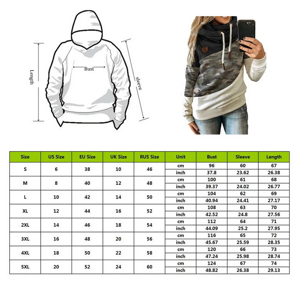 5XL Leopard Patchwork Hooded Sweatshirt Women 2020 Autumn Winter Long Sleeve Hoodies tops Female Drawstring pullovers Harajuku